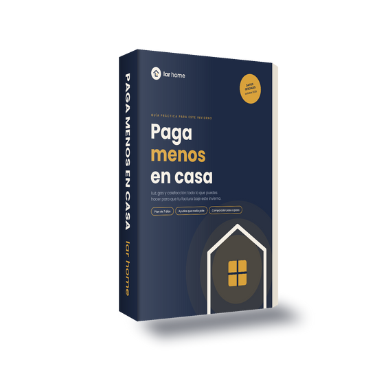 Ebook Paga menos en casa de Lar Home, guía en PDF para ahorrar en luz, gas y calefacción